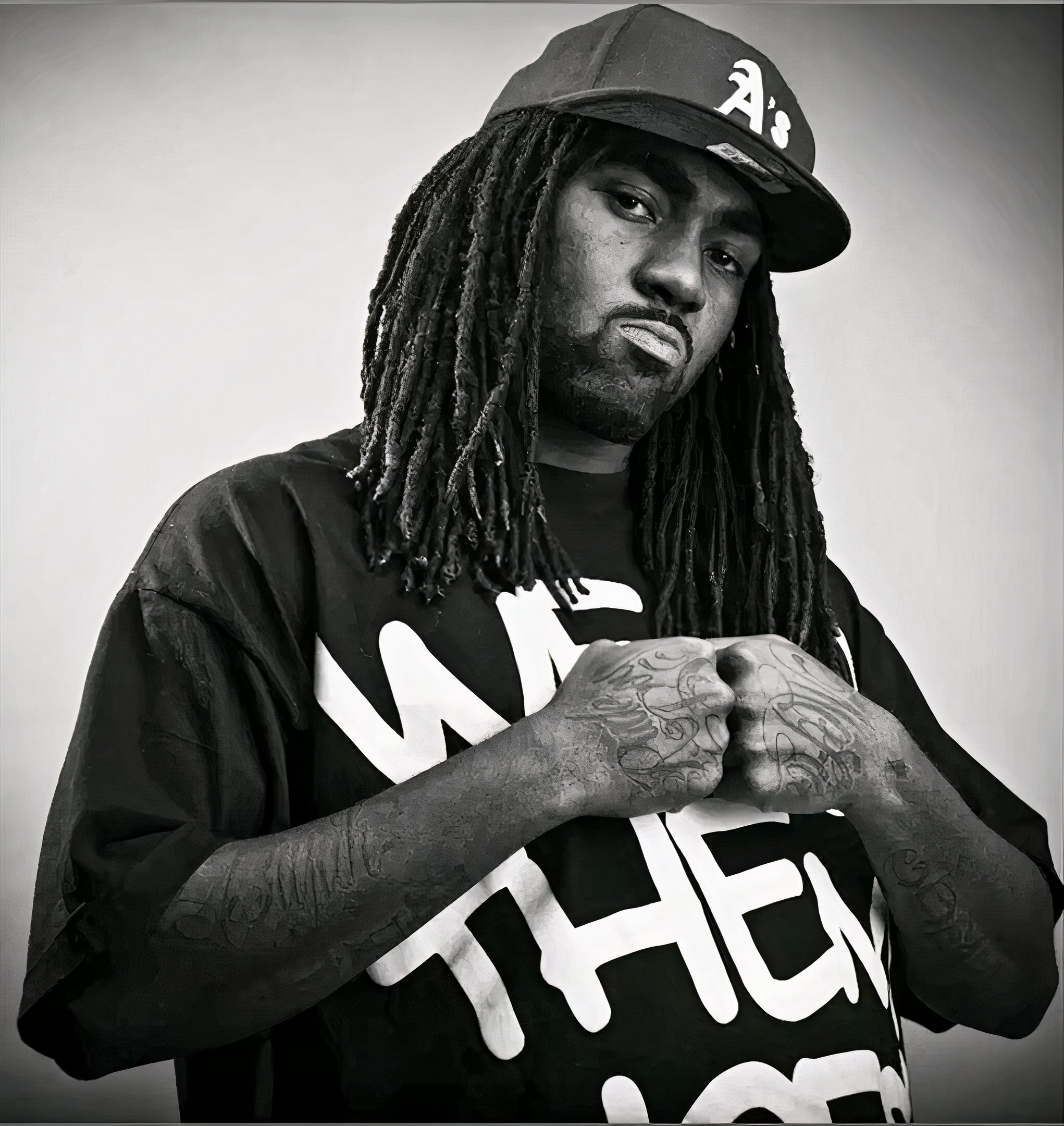 Bay Area rapper D-Lo repping Focus Rich Clothing, co-signing its premium streetwear legacy.