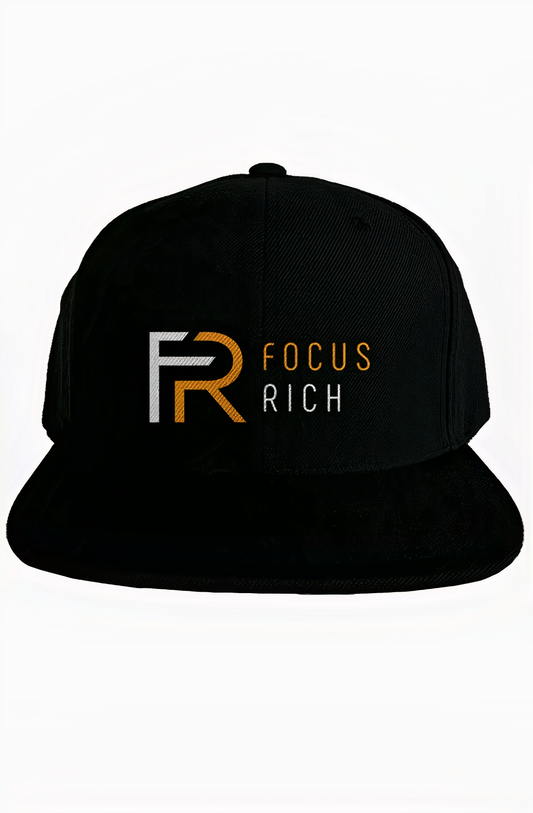 Special Edition Focus Rich Cloting, Black  Classic Logo Snapback Hat