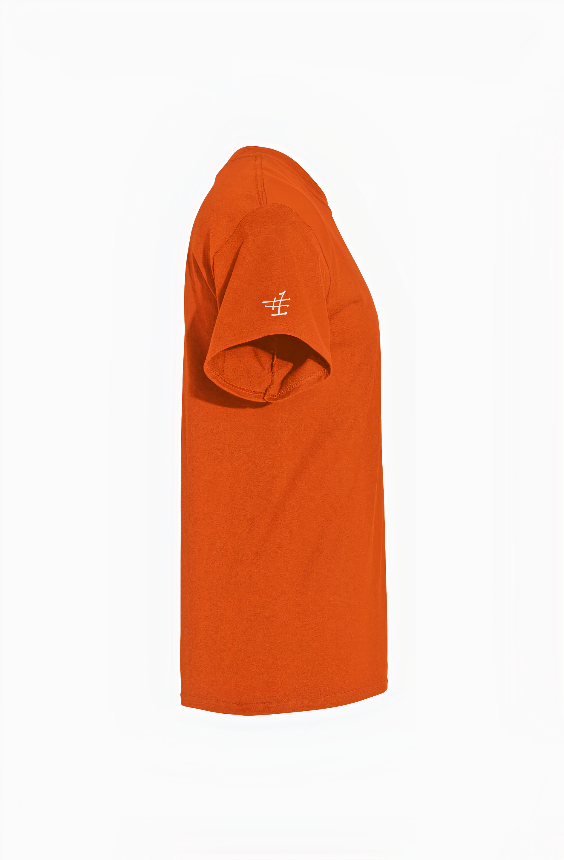 Orange Focus Better t-shirt from Focus Rich Clothing x Nun Better collab with bold prints and sleeve logos on 100% cotton shirt